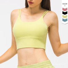 Brazalete de cultivo de gimnasio de mujer ROPA DE Deporte Mujer Soporte de sublimación personalizada sujetador deportivo para correr para correr